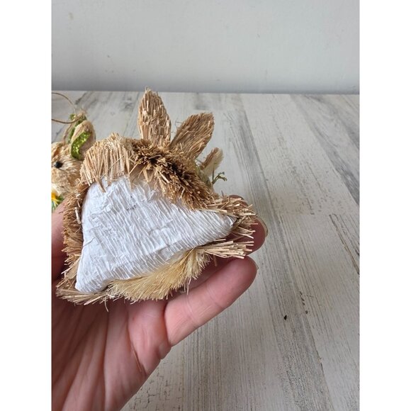 Pier 1 bottle brush rabbit bunny placeholder ornament Easter Bunny decor - Picture 11 of 11